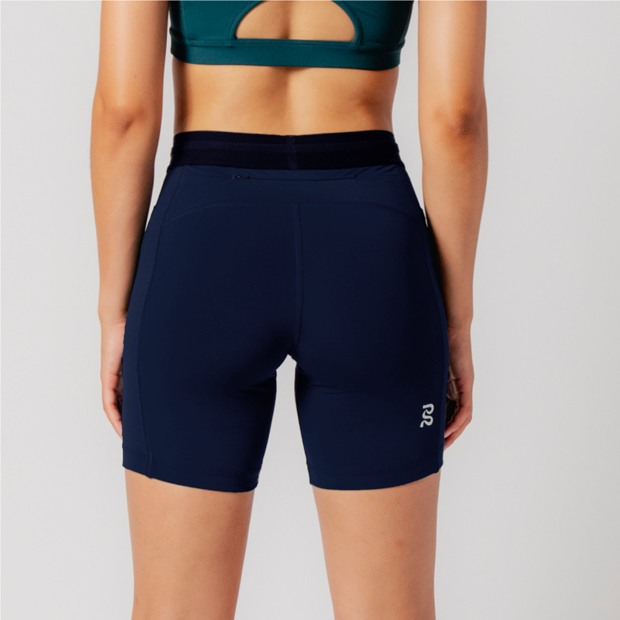 navy blue compression shorts women's