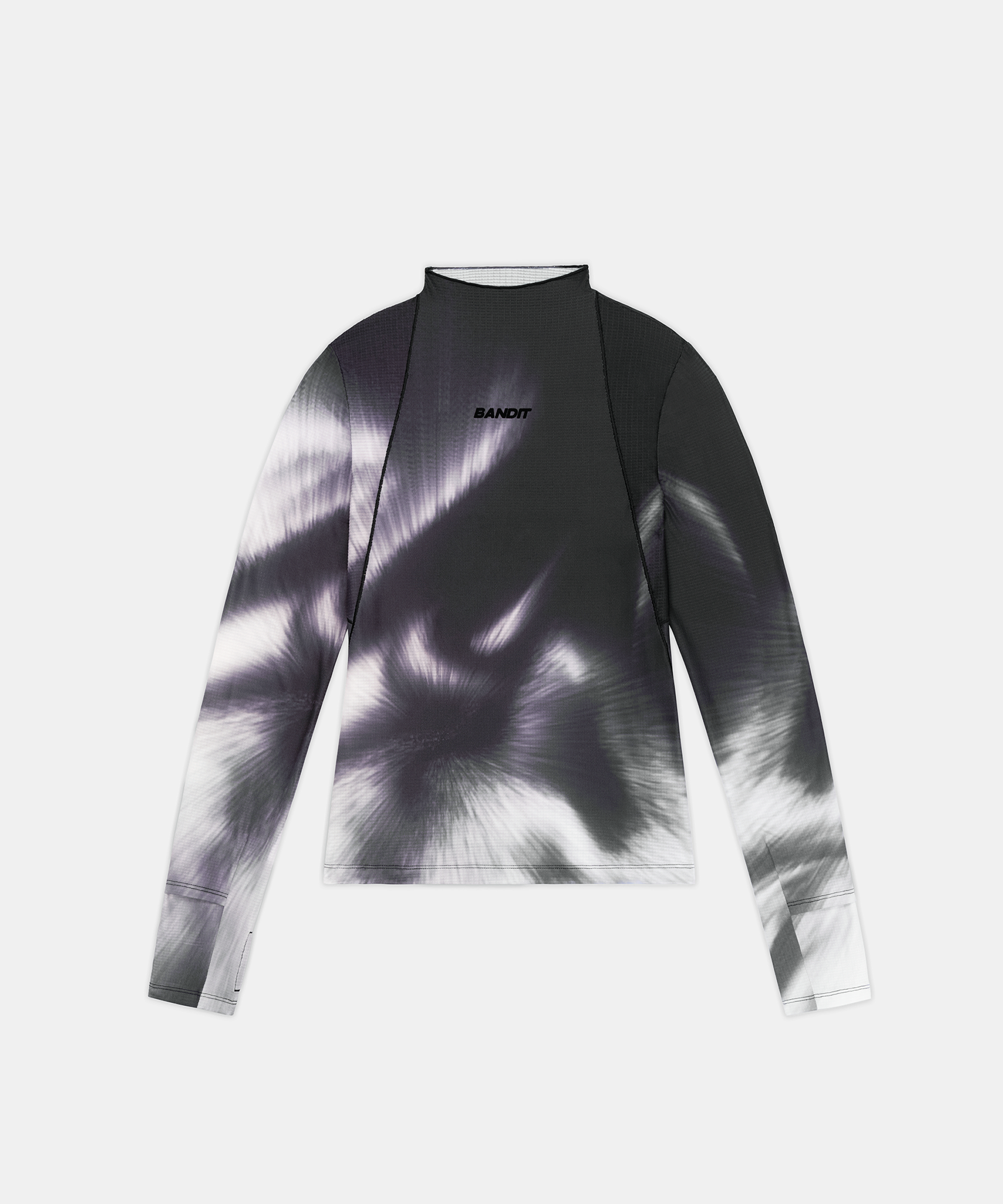 Women's AuraGrid™ Mockneck Performance Top - Haze Multi