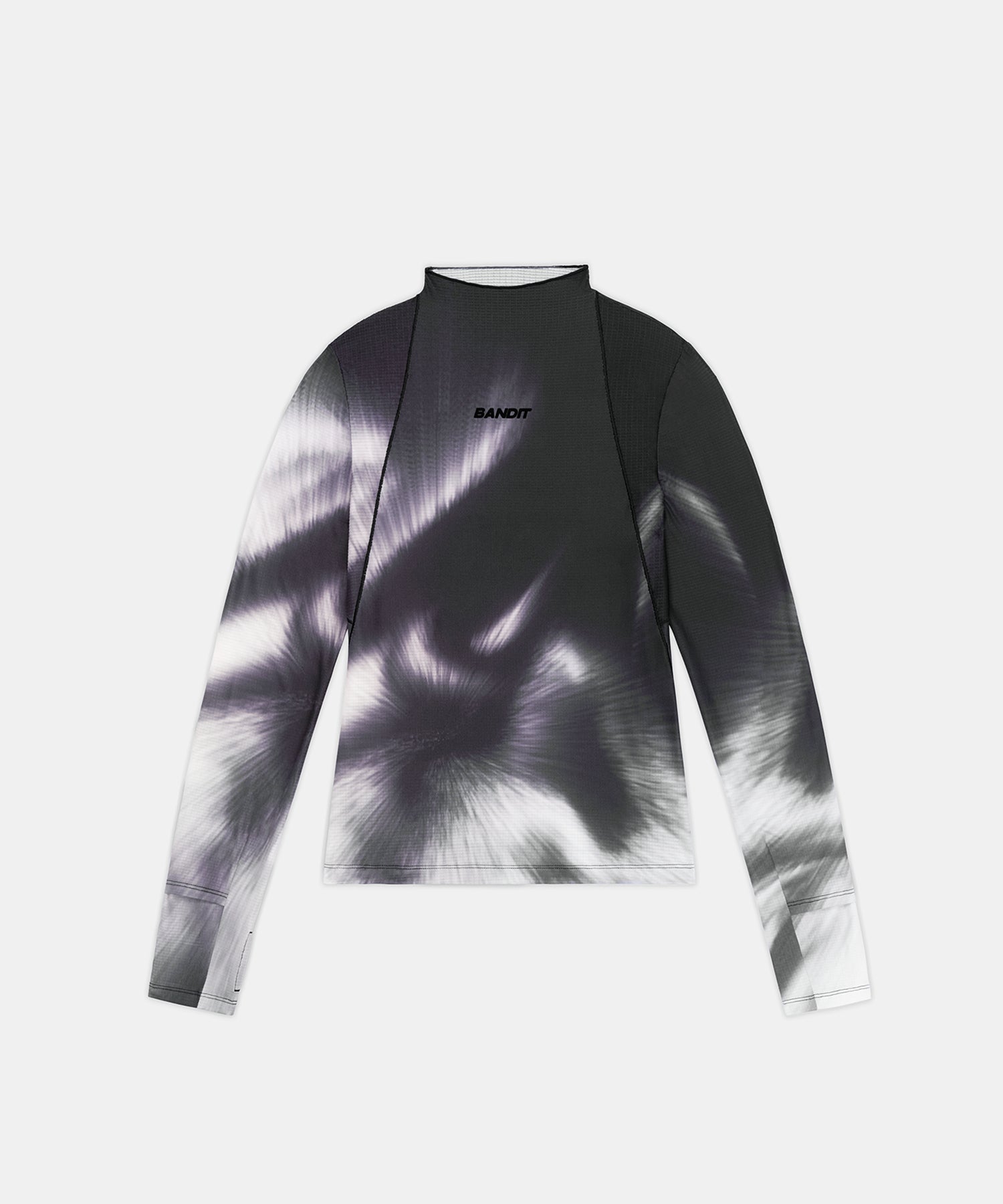 Women's AuraGrid™ Mockneck Performance Top - Haze Multi