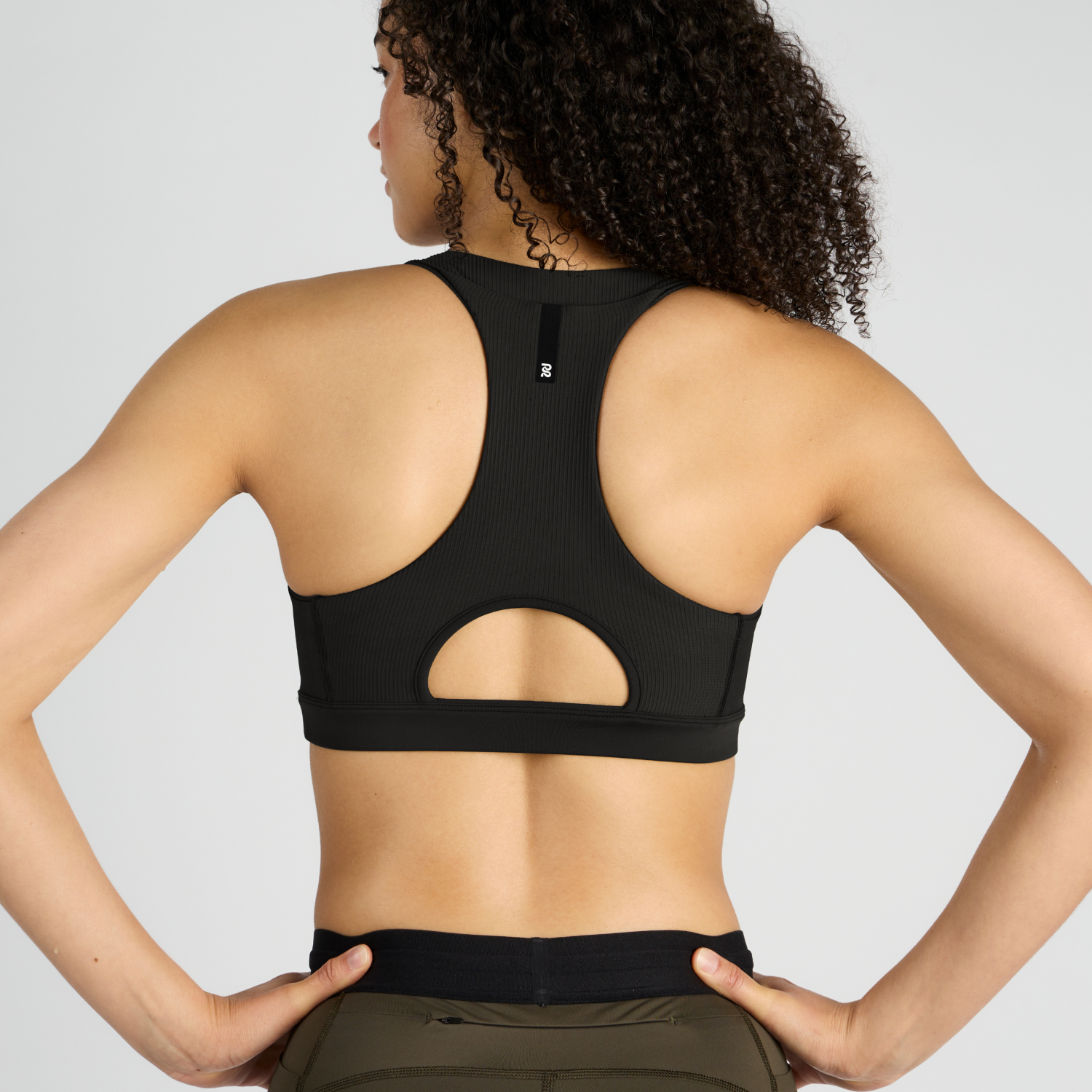 Cadence™ Scoop Neck Run Bra - Black