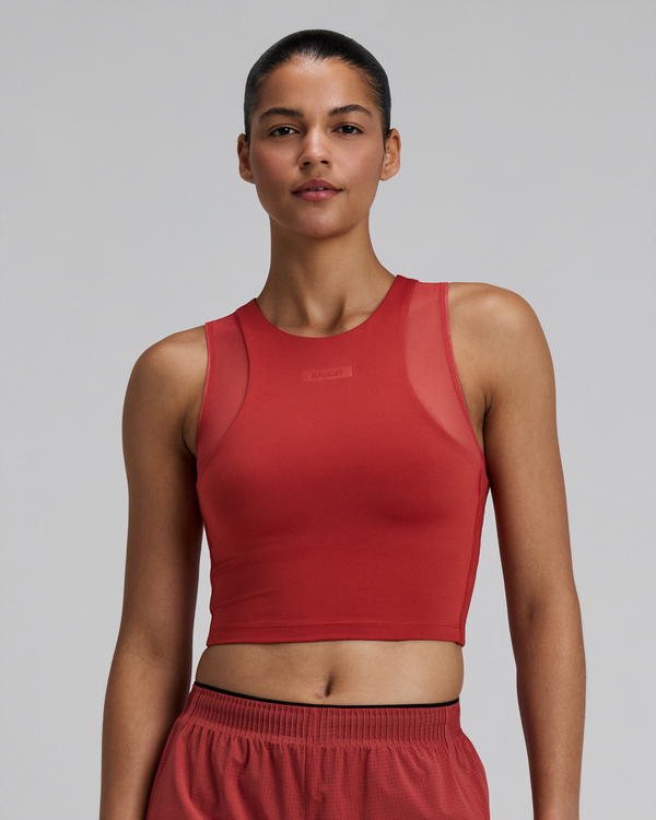 Women's Stamina-V™ Lyra Race Crop - Rusted Apricot