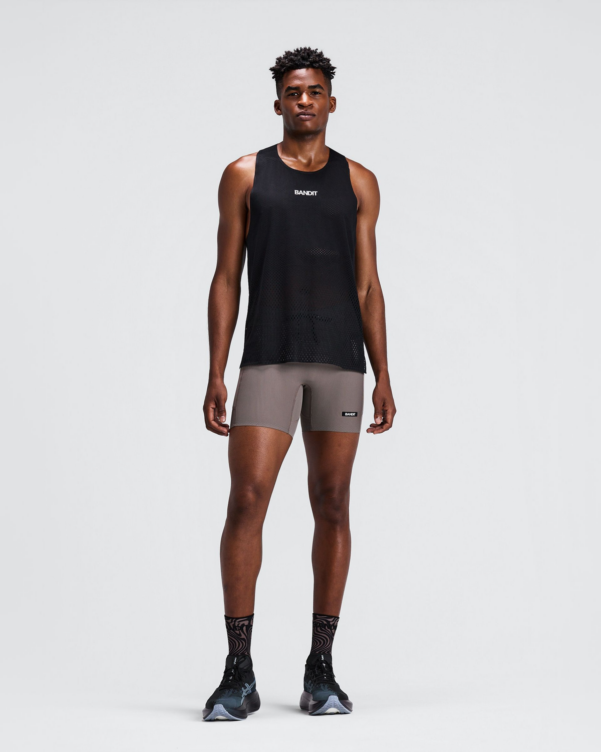 Bandit Shredder Race Singlet Black 6