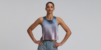 Thumbnail of Women's CoolGrid™ Race Singlet - Flow State Aegean Multi