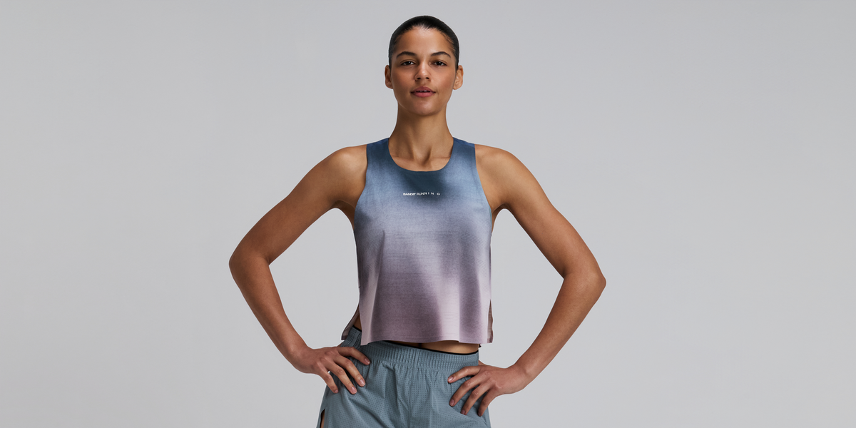 Women's CoolGrid™ Race Singlet - Flow State Aegean Multi