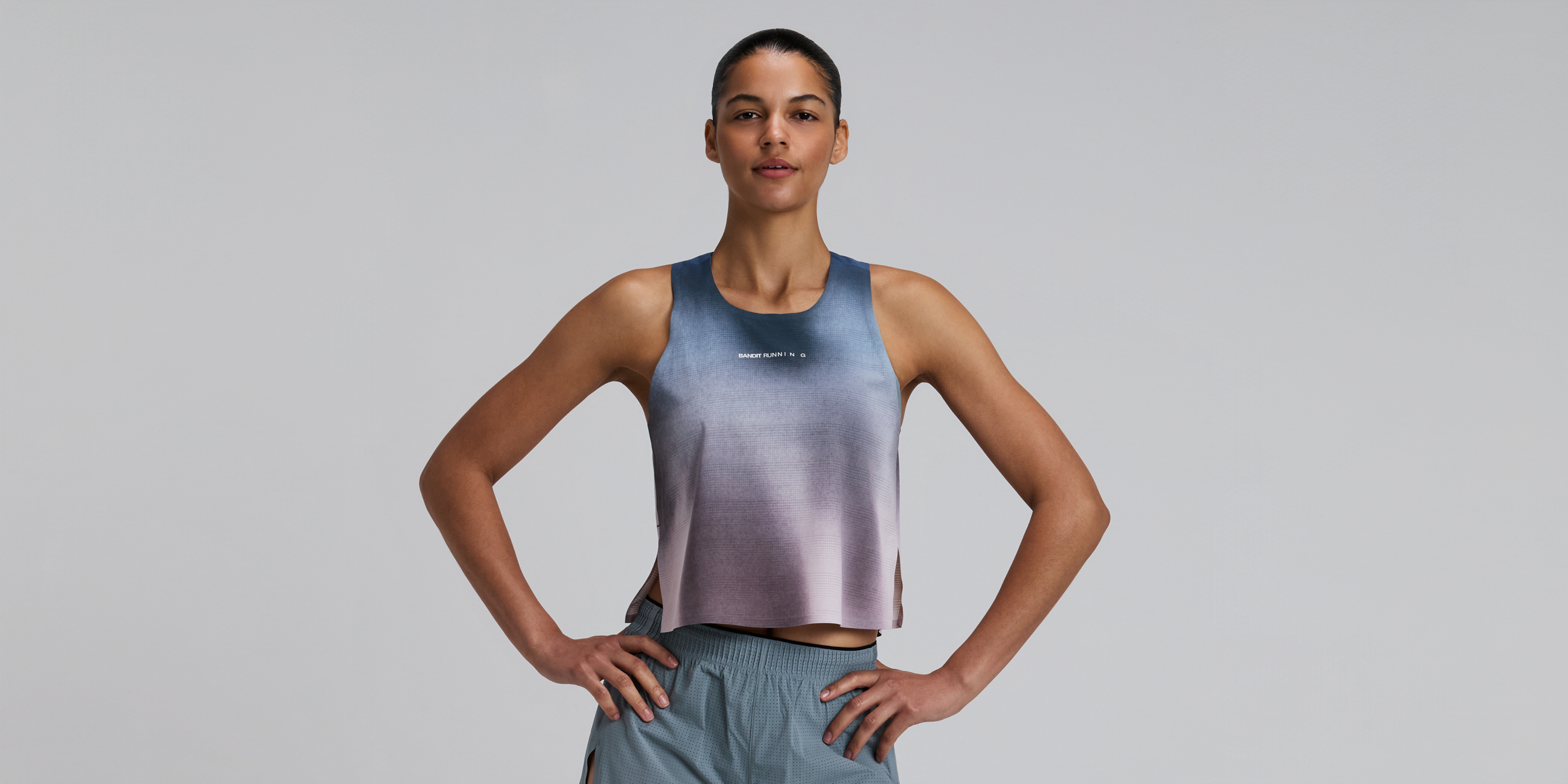 Women's CoolGrid™ Race Singlet - Flow State Aegean Multi