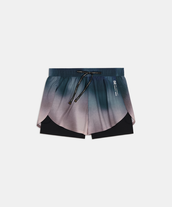 Women's Vento™ 2-in-1 Run Short - Flow State Aegean Multi