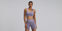 Thumbnail of Women's Stamina-V™ Square Neck Run Bra - Violet Fog