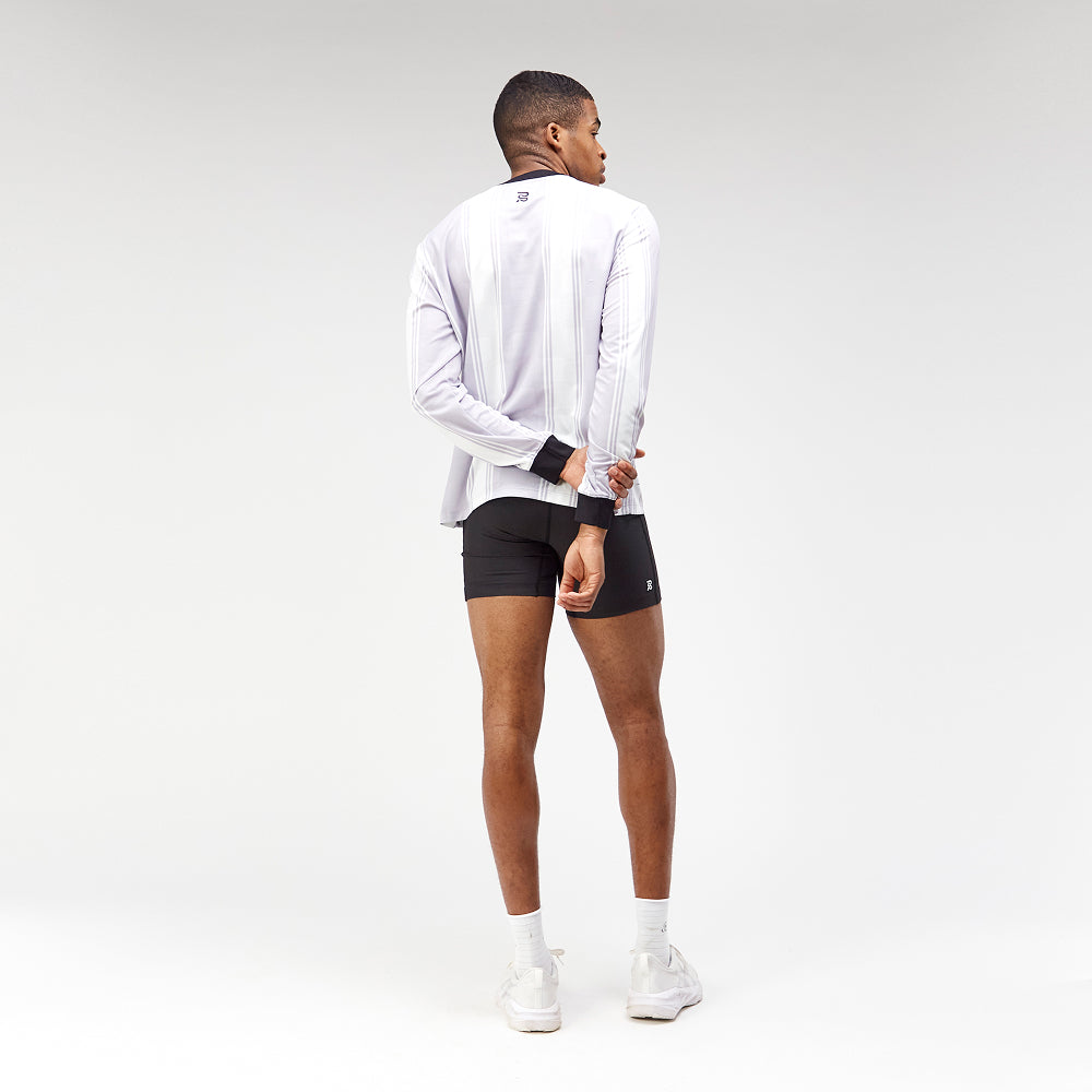 Jacquard "BR" Long Sleeve - Unisex, Lilac Tint