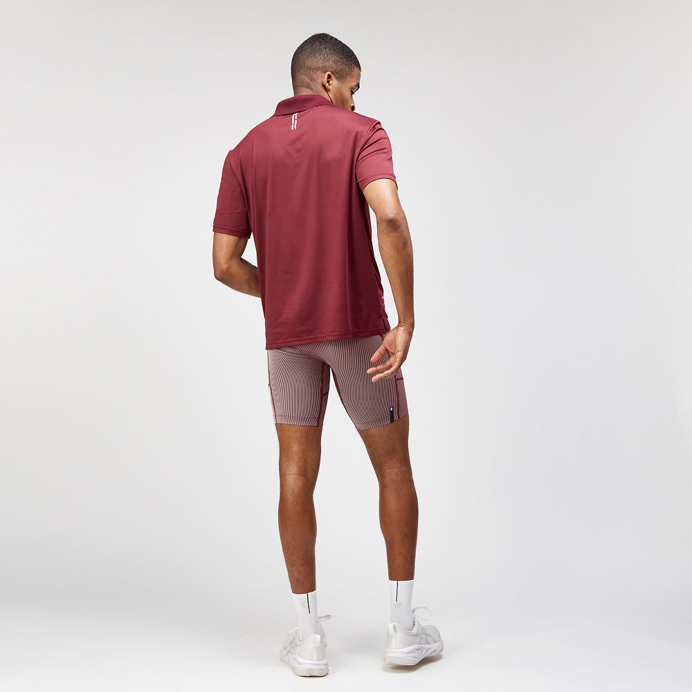 Striped Cadence™ Next Gen 7 Pocket Half Tights - Port