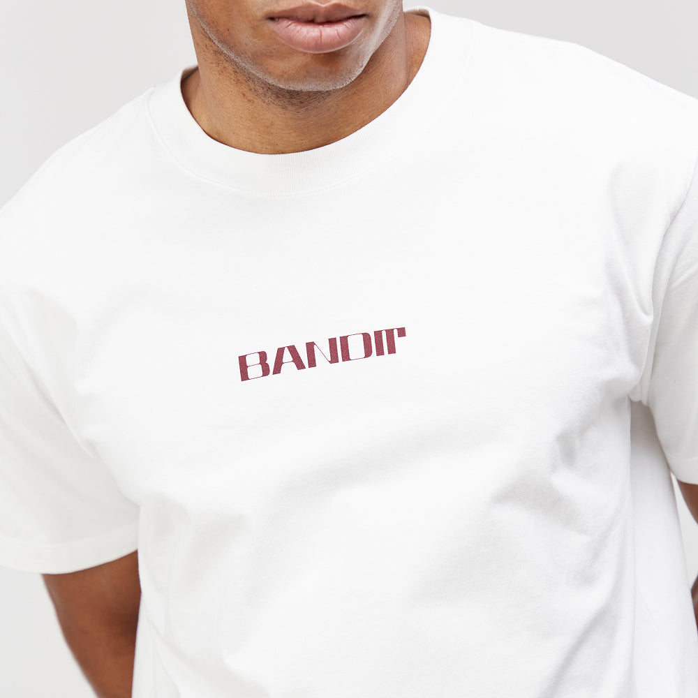 "Landscape" Cotton Tee, Unisex - White