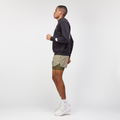 Thumbnail of Cotton Fleece Abstract Grid Crewneck - Unisex, Black