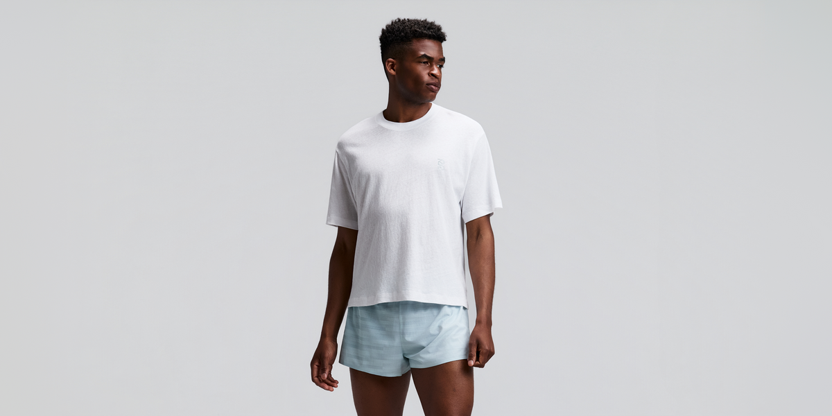 Unisex Lightweight Cotton Hemp Box Tee - Gilardi Gradient Runners