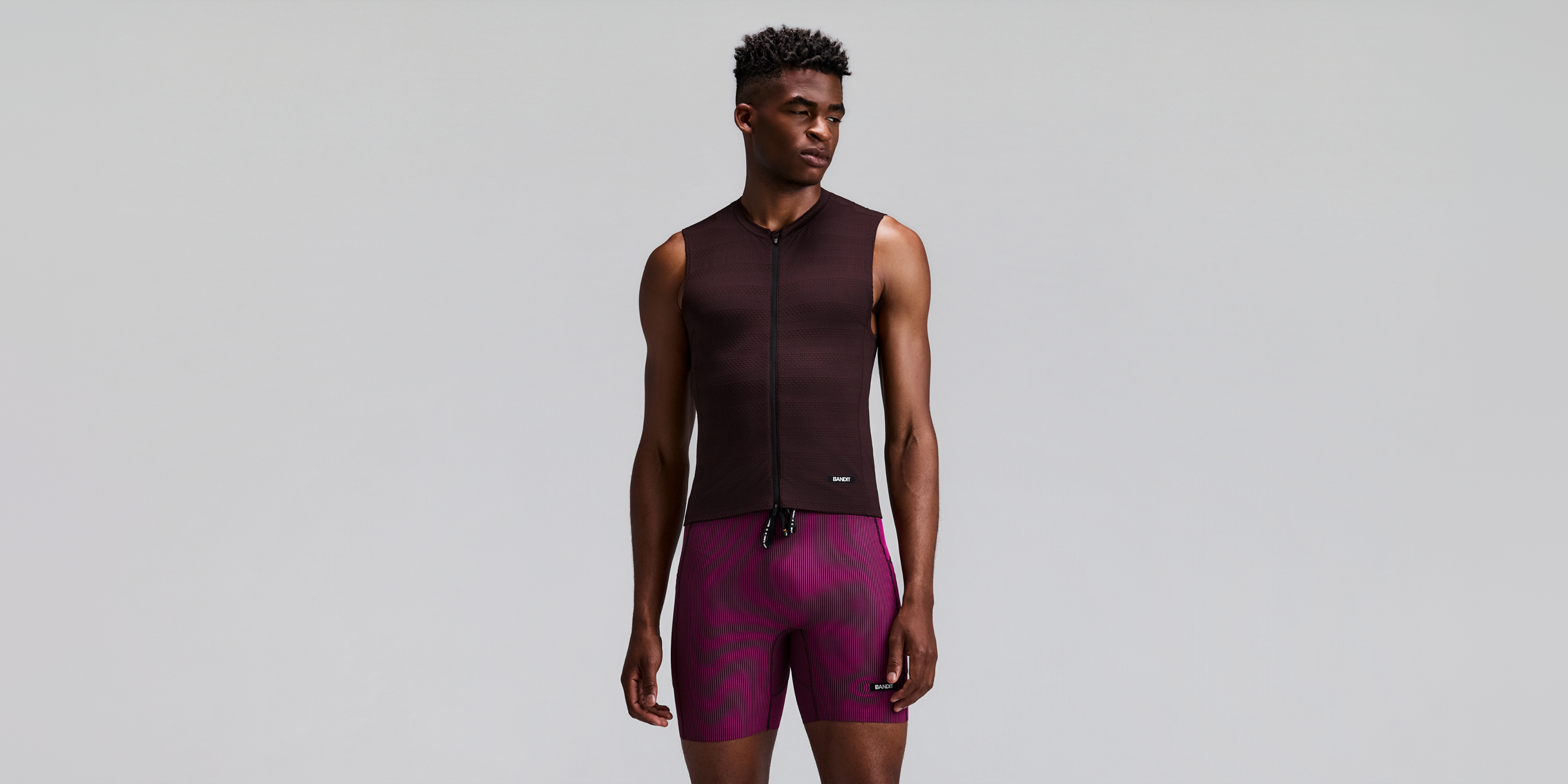 Men's AirKnit™ Distance Sleeveless Zip - Espresso