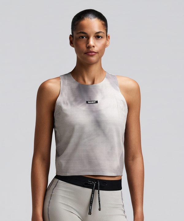 Women's GeoMesh™ Lightweight Race Singlet - Slate / Plaster