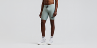 Thumbnail of Men's Striped Cadence™ Half Tights - Lagoon / Copal