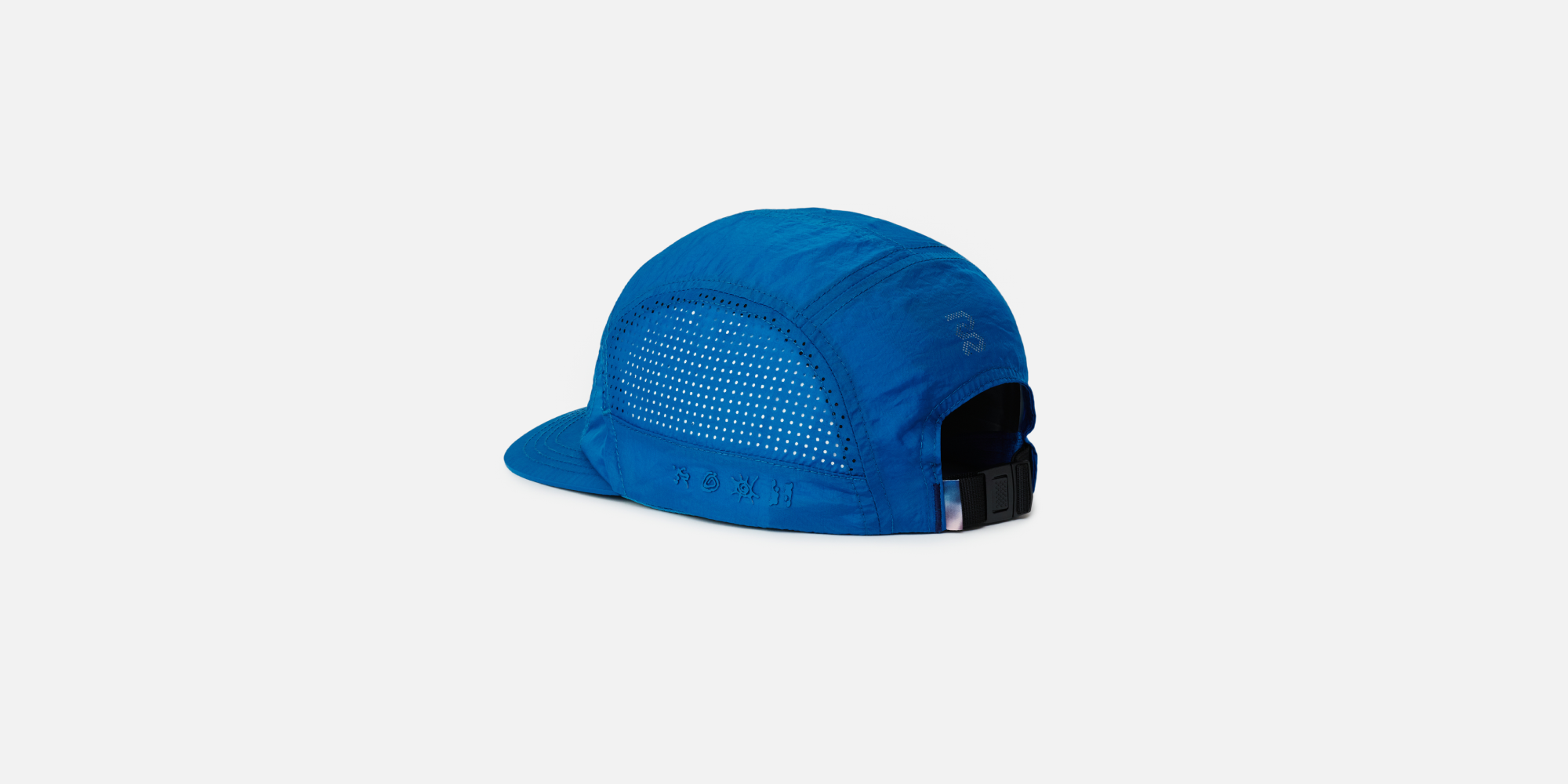 Nylon HumoFit™ Run Hat with Sunglasses Holder - Ink Blue