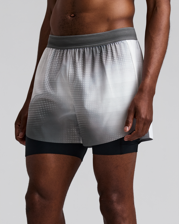 Men's CoolGrid™ 2-in-1 Run Short - Slate Multi