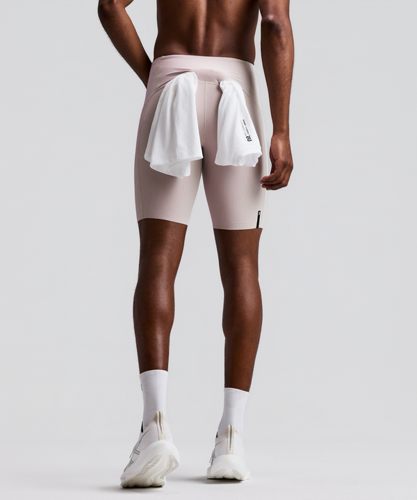 Men's Striped Cadence™ Half Tights - Plaster / Orchid