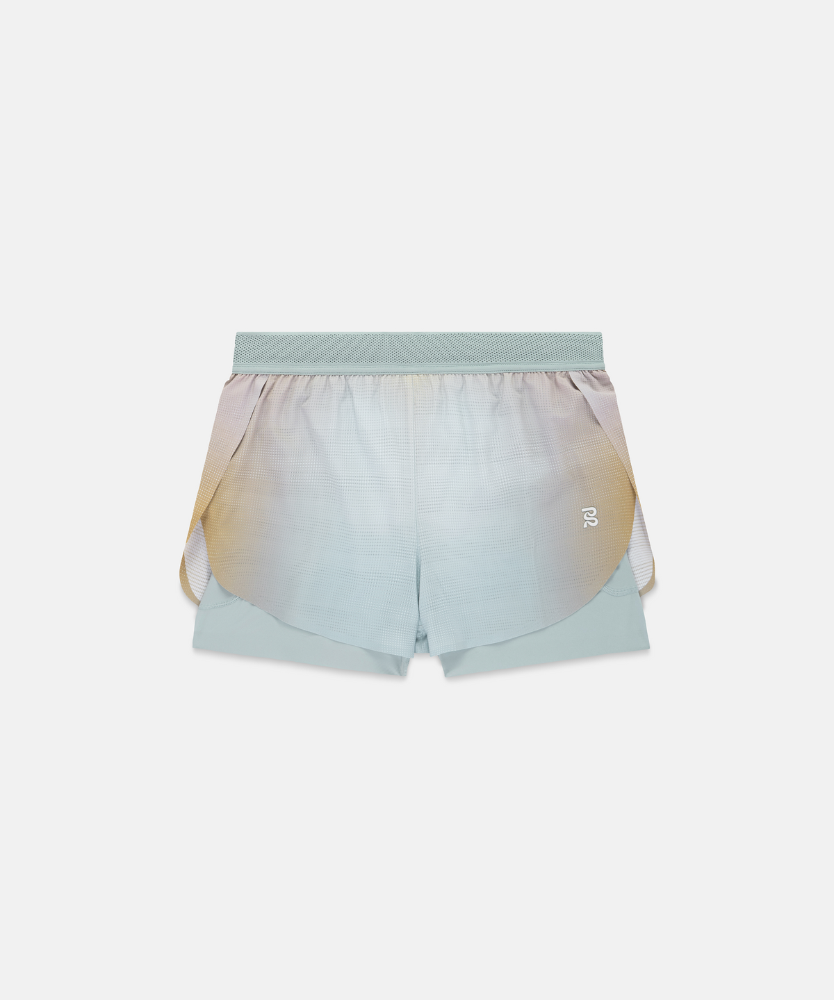 Women's CoolGrid™ 2-in-1 Run Shorts - Lagoon Multi