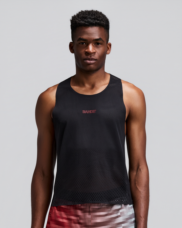 Men's Shredder™ Shorty Race Singlet - Black