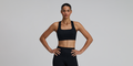 Thumbnail of Women's Stamina-V™ Square Neck Run Bra - Black