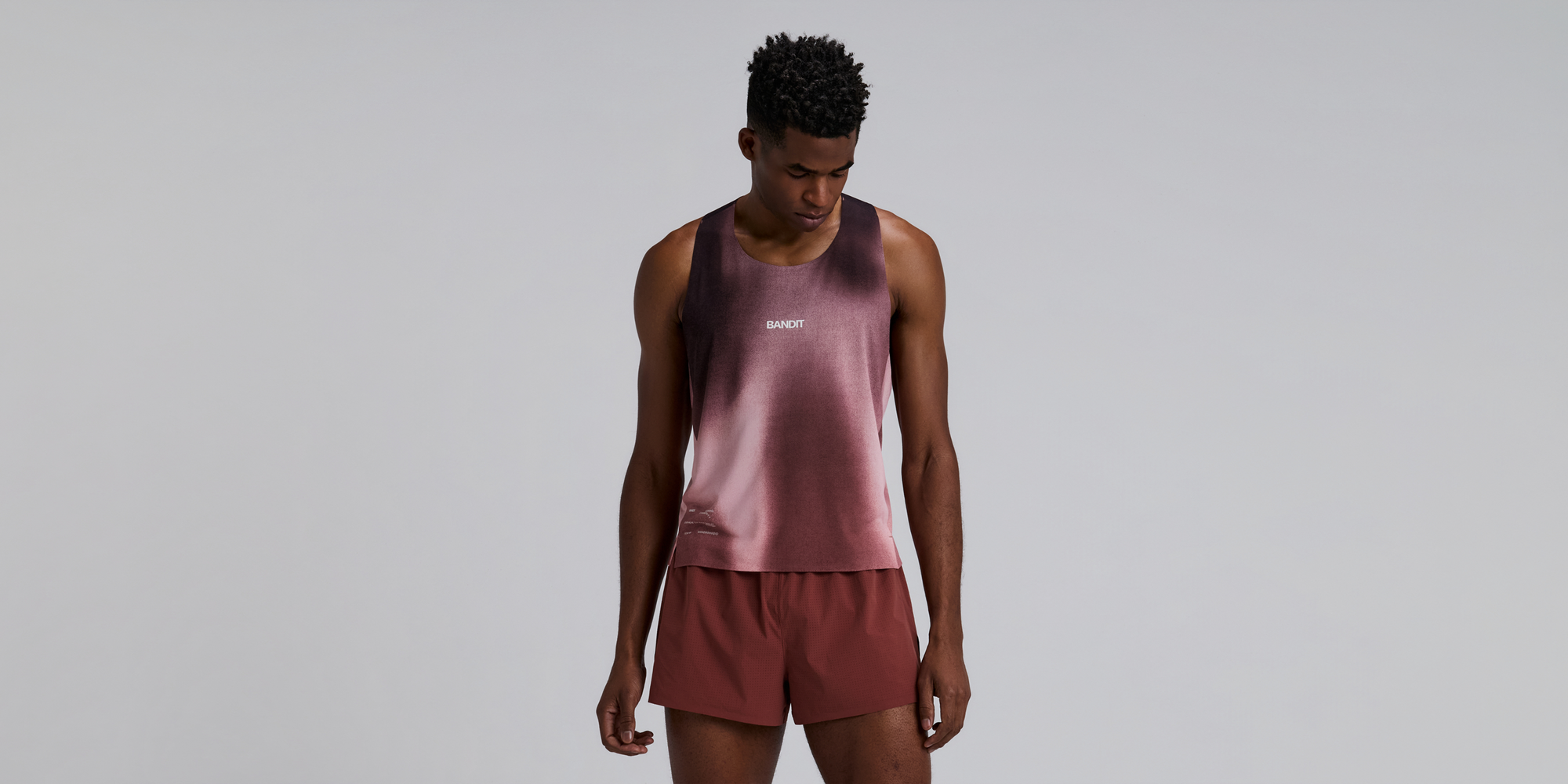 Men's Specter™ Shorty Race Singlet - Flow State Mahogany Multi