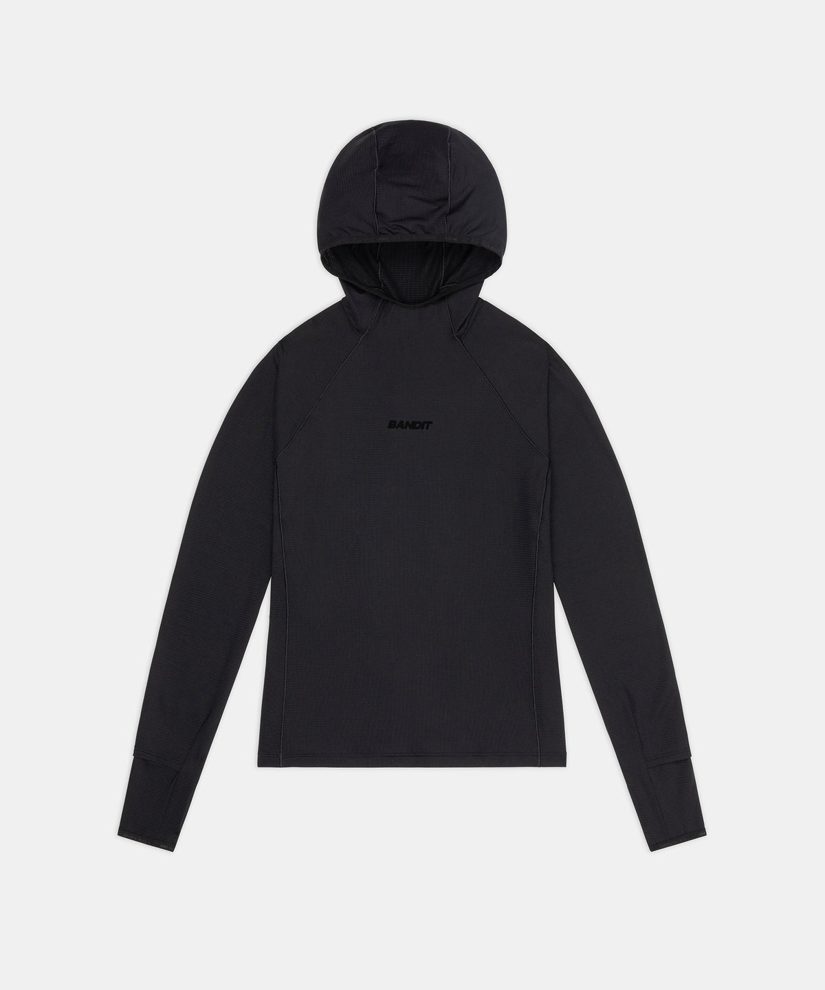 Women's AuraGrid™ Hooded Performance Top - Black