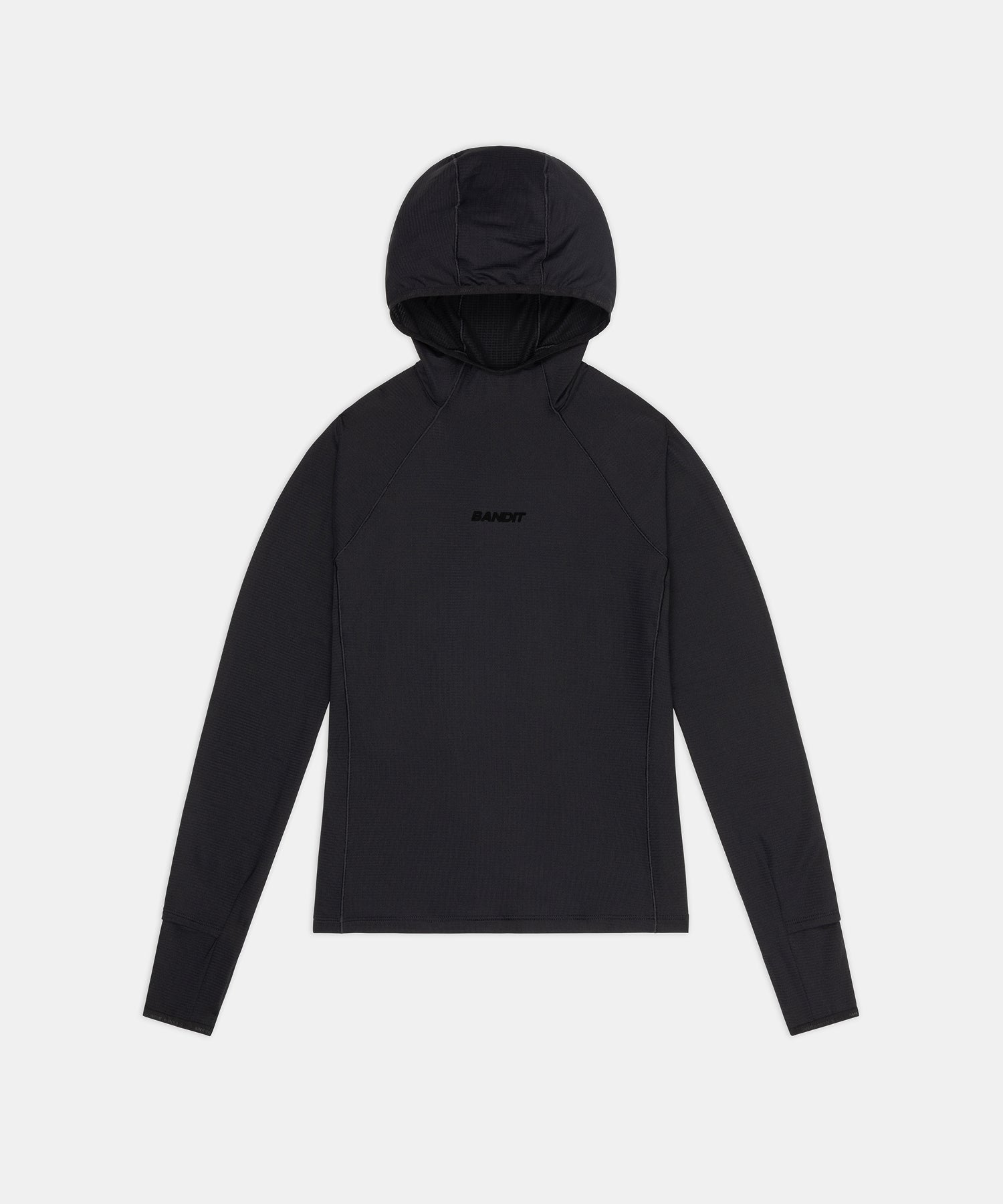 Women's AuraGrid™ Hooded Performance Top - Black