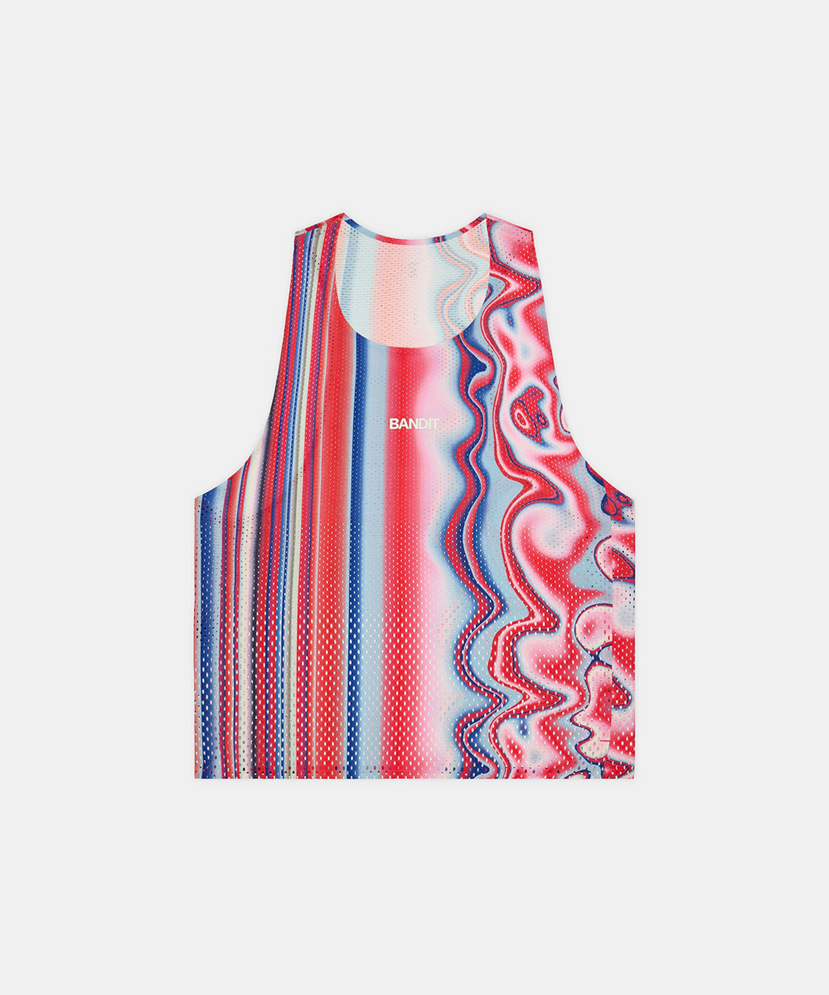 Men's Shredder™ Shorty Race Singlet - Melted Stripe Gradient