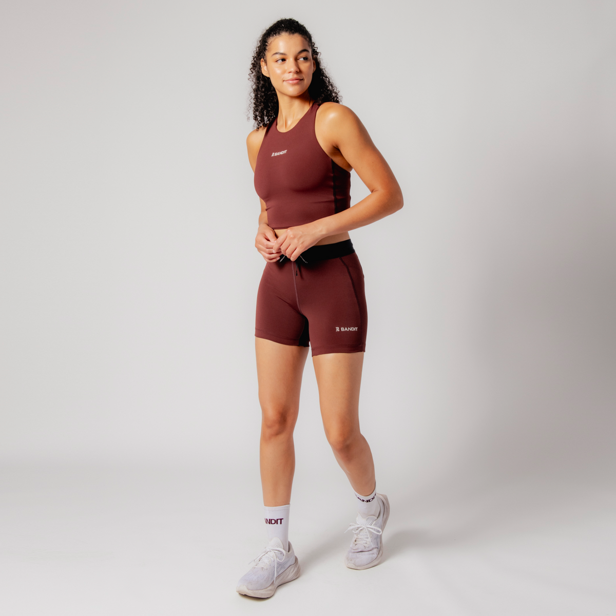 Stamina™ 5 Women's Compression Shorts - Deep Cherry