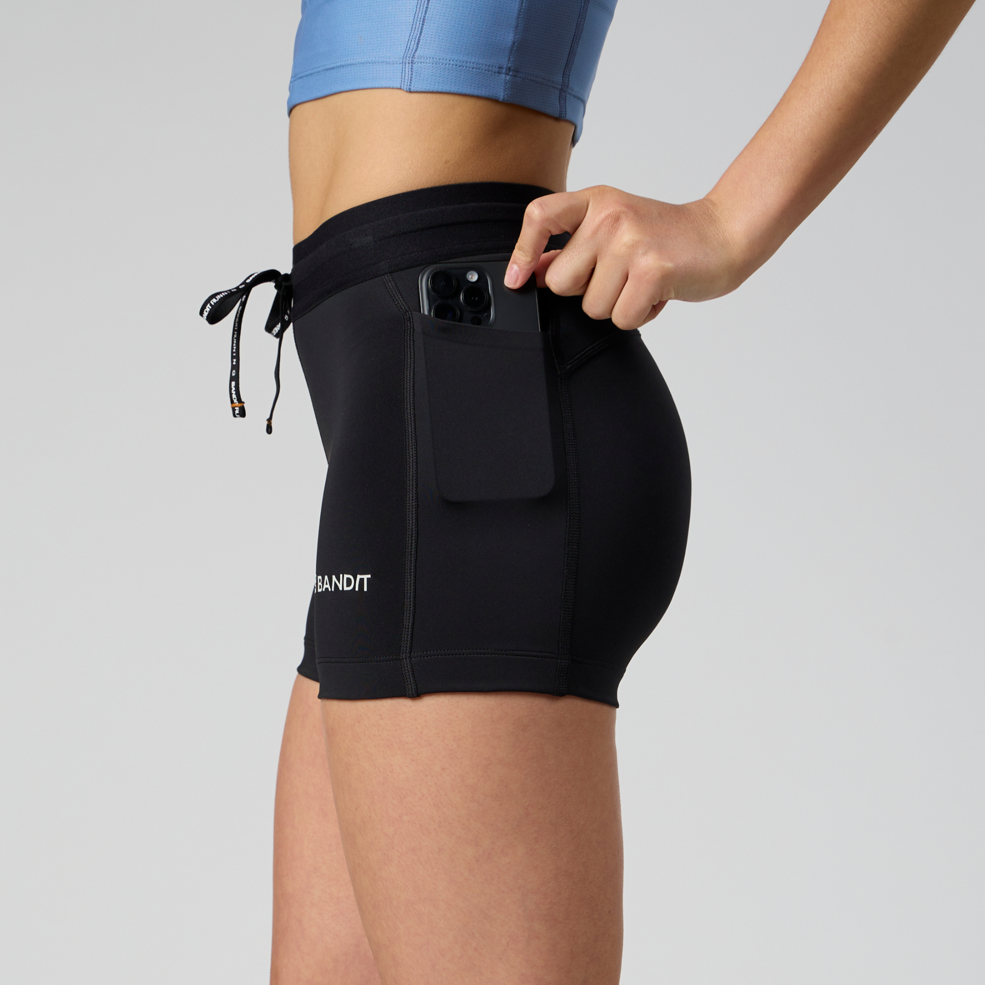 Stamina™ 3" Women's Compression Shorts - Black