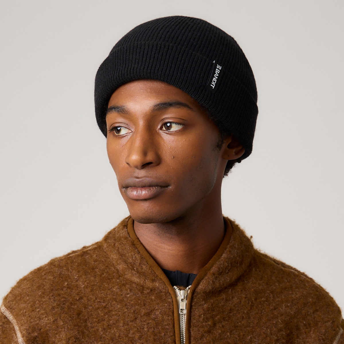 Merino Beanie - Black