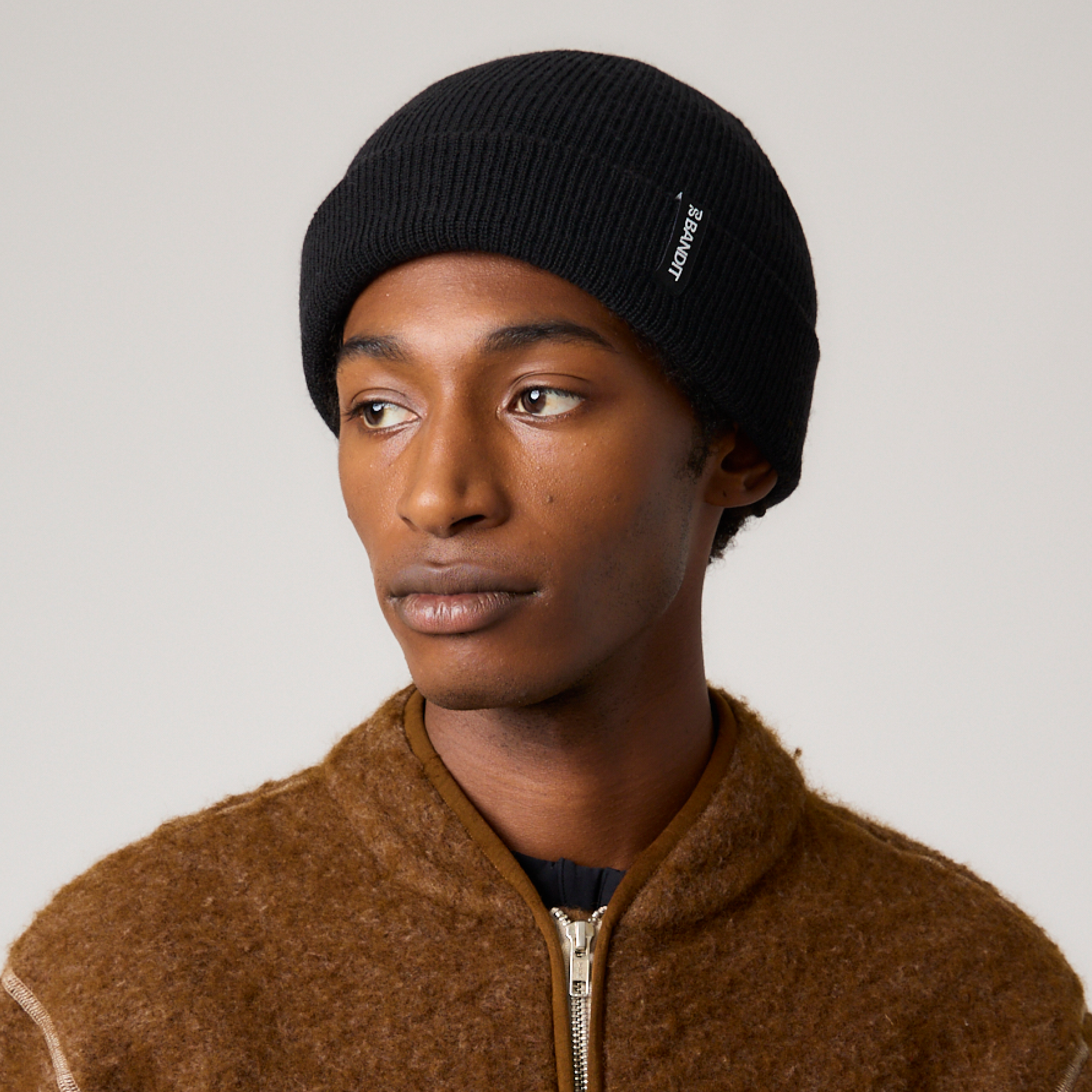 Merino Beanie - Black