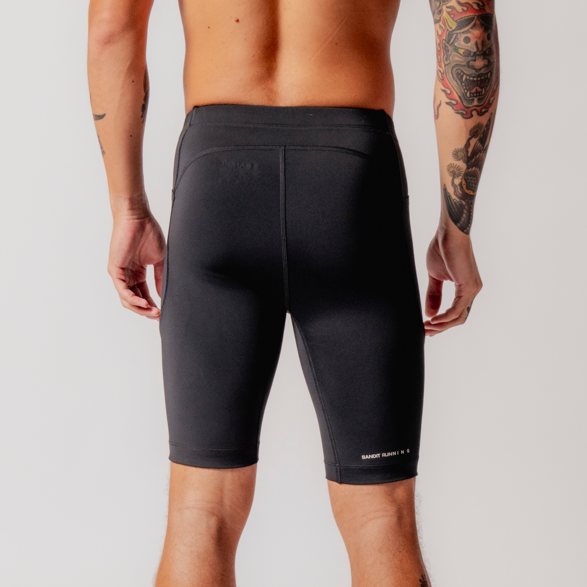 Mens running tights on sale with side pockets