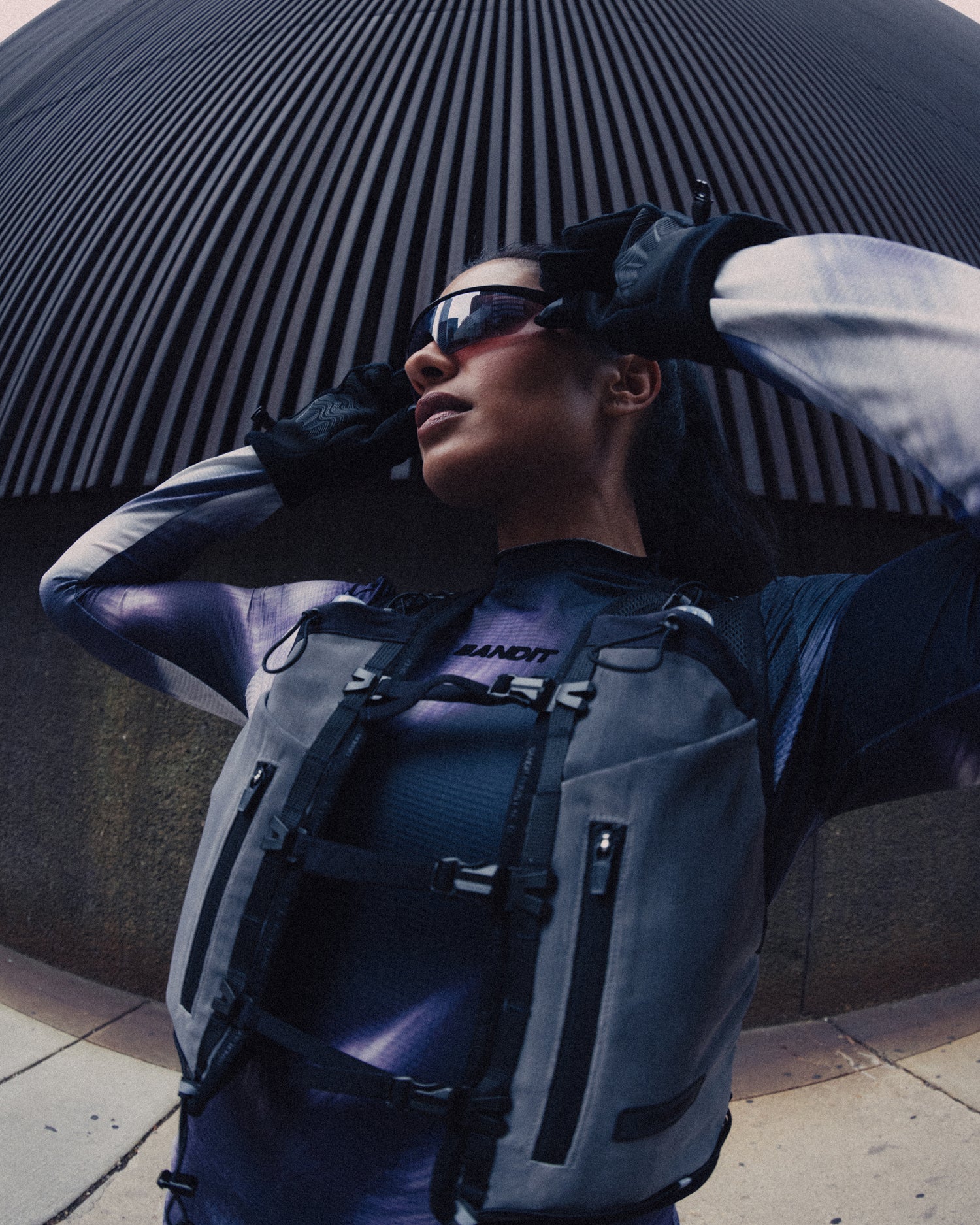 The Run Commute Vest, Unisex - Black