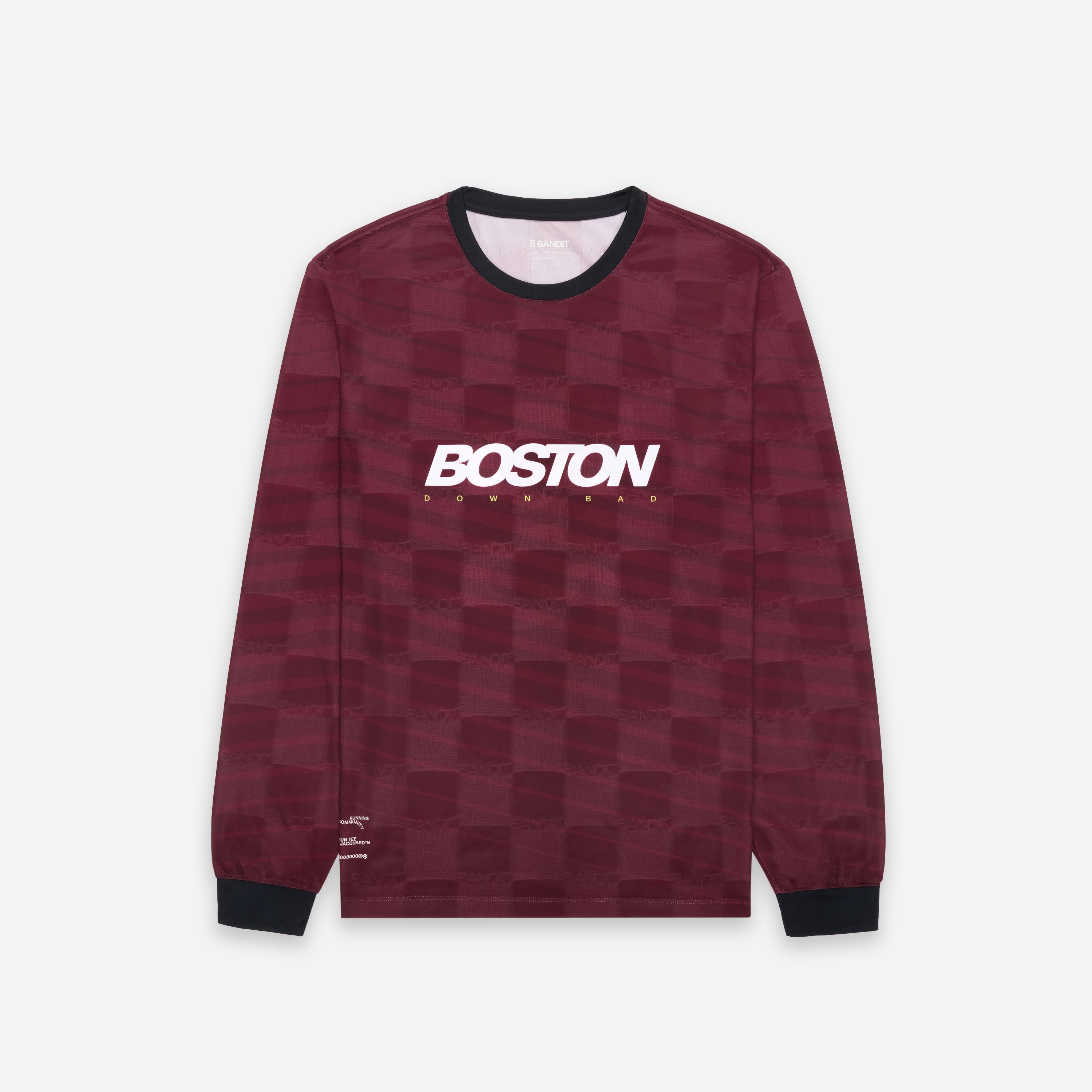 The Down Bad Boston 2025 Jacquard Long Sleeve - Unisex