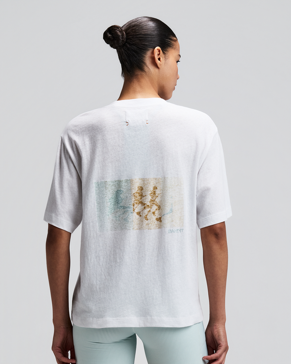 Unisex Lightweight Cotton Hemp Box Tee - Gilardi Gradient Runners