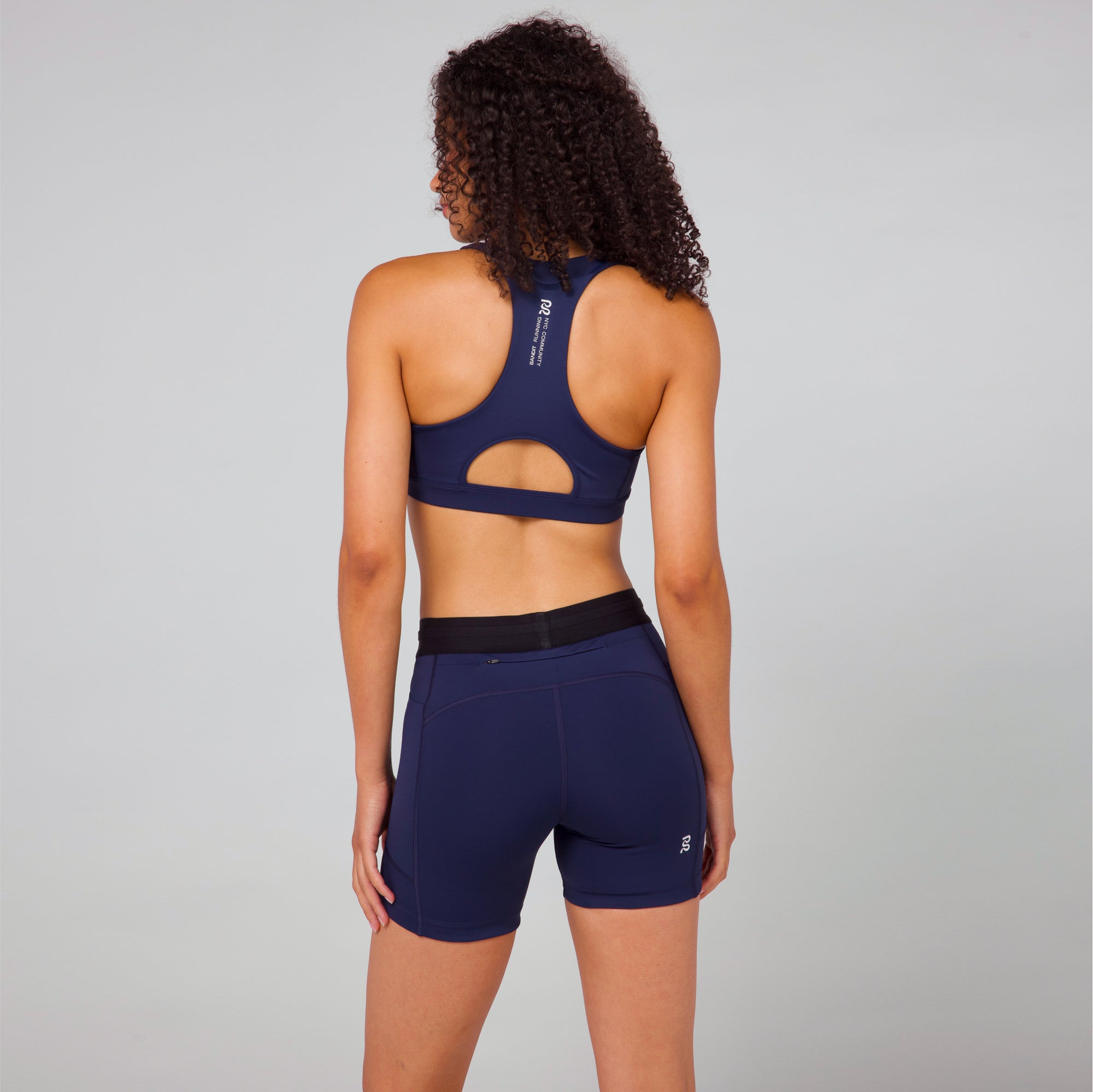 Stamina™ Scoop Neck Run Bra - NY Navy