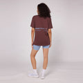 Thumbnail of The Community Tee, Unisex - Chocolate with Smokey Blue