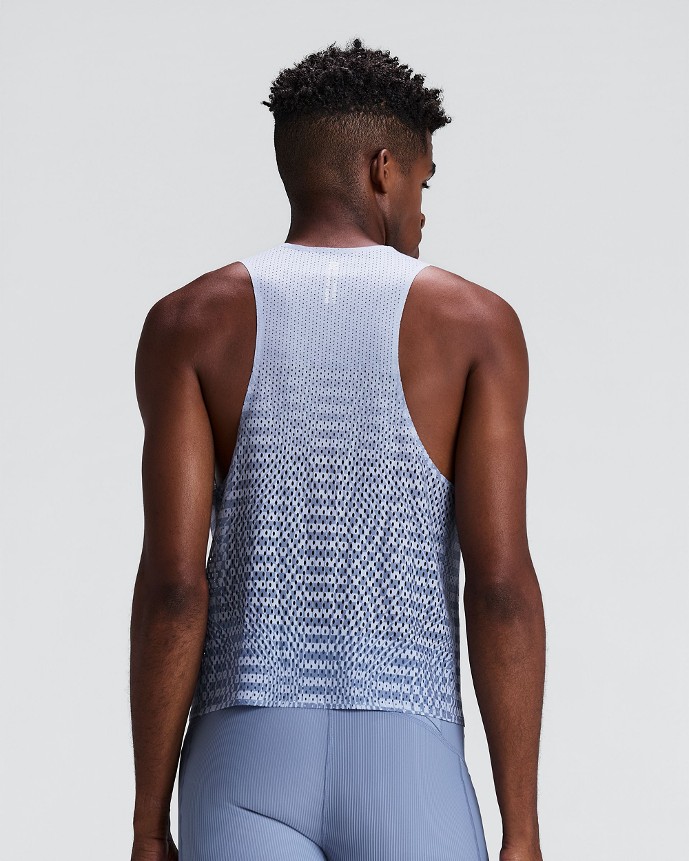 男款 Shredder 競賽背心 Undulating Gradient Check 背面
