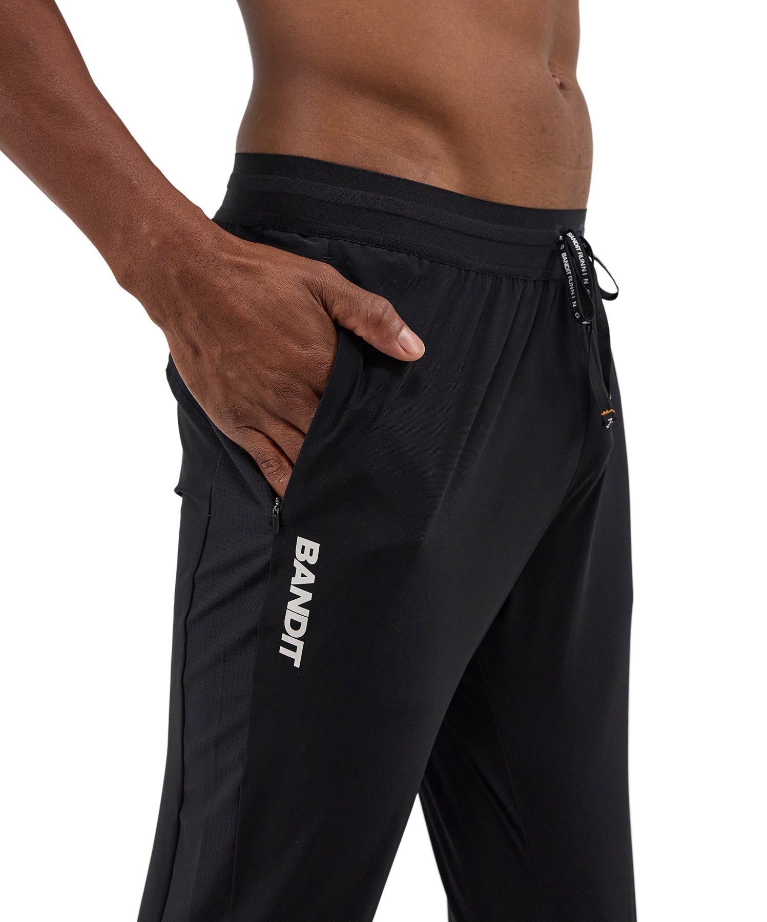 Bandit Running ランニングパンツ Men's Performance Distance Run Pant - Black
