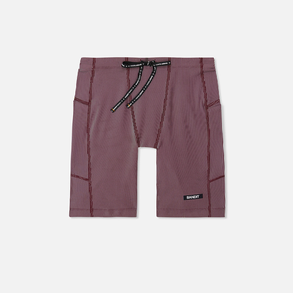 Striped Cadence™ Next Gen 7 Pocket Half Tights - Port