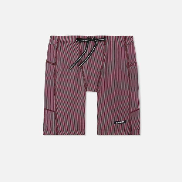 Striped Cadence™ Next Gen 7 Pocket Half Tights - Port
