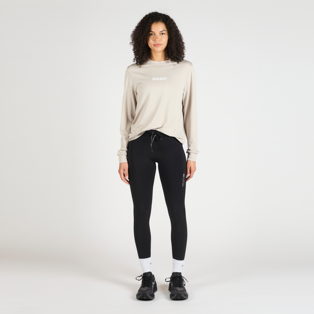 Micromesh™ "Evolve Wave" Long Sleeve Tee - Unisex, Stone