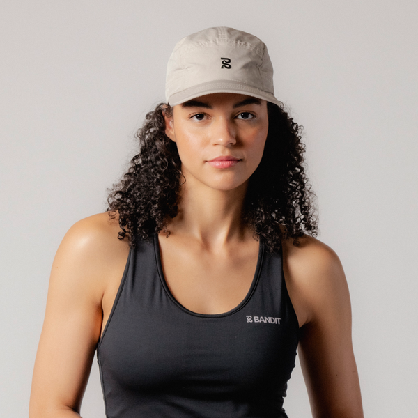 Stamina™ Square Neck Run Crop - Black