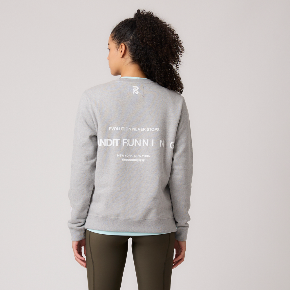 Cotton Fleece Community Crewneck - Unisex, Heather Grey