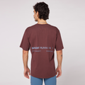 Thumbnail of The Community Tee, Unisex - Chocolate with Smokey Blue