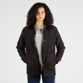 Thumbnail of The Off Track Herringbone Wool Jacket, Unisex - Deep Amber Brown
