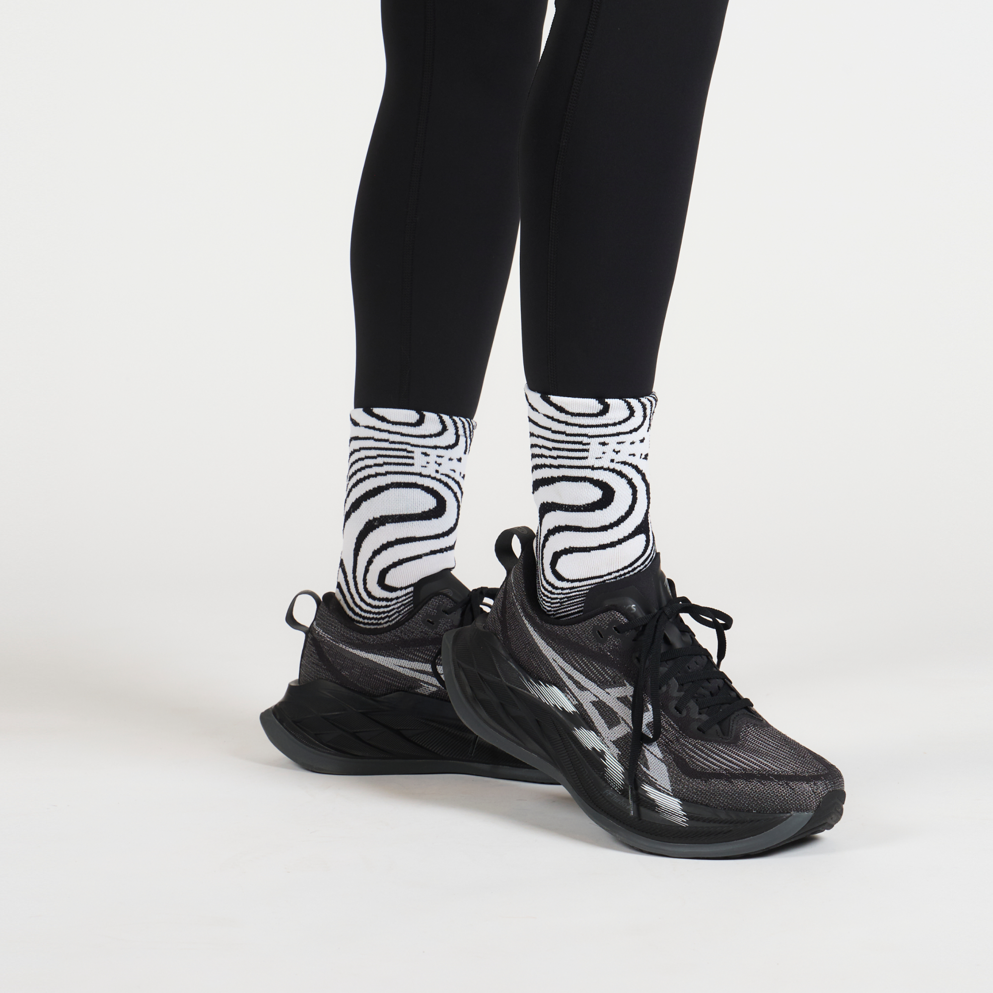 Lite Run™ Jacquard Socks - Topograph - 2 Pack