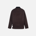 Thumbnail of The Off Track Herringbone Wool Jacket, Unisex - Deep Amber Brown
